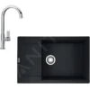Franke Colonnes - Set G169, évier En Fragranit MRG 611-78 BB Et Mitigeur FP 0408.031, Noir Mat / Chrome 114.0650.573 -Franke 095018678e1bc3ed0f98afb4