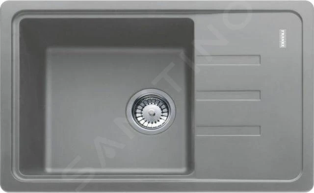 Franke Malta - Évier En Fragranit BSG 611-62, 620 X 435 Mm, Pierre Gris 114.0395.151 3 Franke Malta - Évier En Fragranit BSG 611-62, 620 X 435 Mm, Pierre Gris 114.0395.151