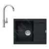 Franke Colonnes - Set G165, évier En Fragranit MRG 611-62 Et Mitigeur FP 0408.031, Noir Mat / Chrome 114.0650.567 2 Franke Colonnes - Set G165, évier En Fragranit MRG 611-62 Et Mitigeur FP 0408.031, Noir Mat / Chrome 114.0650.567 -Franke 117f601009ac42399db8bb05