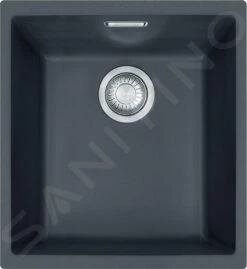 Franke Sirius - Évier En Tectonite SID 110-34, 380x450 Mm, Noir 125.0363.785