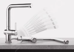 Franke Active New - Mitigeur D&apos;évier FN 6564.031, Montage Sous Fenêtre, Chrome 115.0653.390 -Franke 22d5ac027aba8365404d8c15