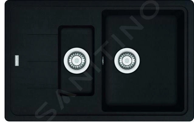 Franke Basis - Évier En Fragranit BFG 651-78, 780x500 Mm, Noir Mat 114.0661.514 3 Franke Basis - Évier En Fragranit BFG 651-78, 780x500 Mm, Noir Mat 114.0661.514