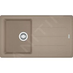Franke Basis - Évier En Fragranit BFG 611-86, 860x500 Mm, Cachemire 114.0494.911