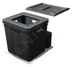 Franke Poubelle Tri Sélectif - Poubelle Encastrée 350-45 121.0307.553