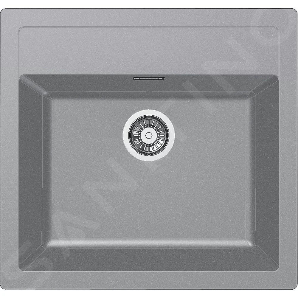 Franke Colonnes - Ensemble De Cuisine T102, évier En Tectonite SID 610 Et Mitigeur FP 9000.031, Gris / Chrome 143.0675.721 5 Franke Colonnes - Ensemble De Cuisine T102, évier En Tectonite SID 610 Et Mitigeur FP 9000.031, Gris / Chrome 143.0675.721 – Image 4