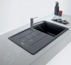 Franke Basis - Évier En Fragranit BFG 611-86, 860x500 Mm, Noir Mat 114.0661.512 8 Franke Basis - Évier En Fragranit BFG 611-86, 860x500 Mm, Noir Mat 114.0661.512 -Franke 31e6384275c9075f5afb68fb