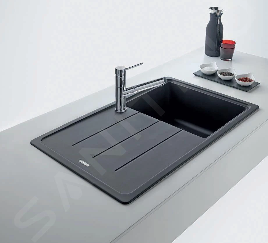 Franke Basis - Évier En Fragranit BFG 611-86, 860x500 Mm, Noir Mat 114.0661.512 5 Franke Basis - Évier En Fragranit BFG 611-86, 860x500 Mm, Noir Mat 114.0661.512 – Image 3