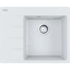 Franke Centro - Évier En Fragranite CNG 611-62 TL / 7, 620x500 Mm, Blanc-glace 114.0637.164