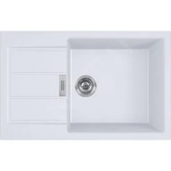 Franke Sirius 2.0 - Évier En Tectonique S2D 611-78 XL, 780x500 Mm, Blanc 143.0617.615