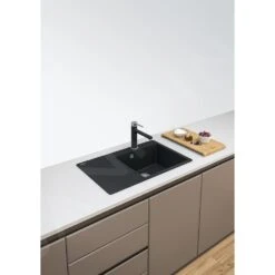 Franke Centro - Évier En Fragranite CNG 611-78 TL / 7, 780x500 Mm, Onyx 114.0637.510 -Franke 3f7cde21af1977c45bc4f686