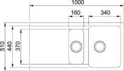 Franke Orion - Évier En Tectonite OID 651, 1000x510 Mm, Gris 114.0442.806 6 Franke Orion - Évier En Tectonite OID 651, 1000x510 Mm, Gris 114.0442.806 -Franke 4062f65ca1459d4c6944ca07