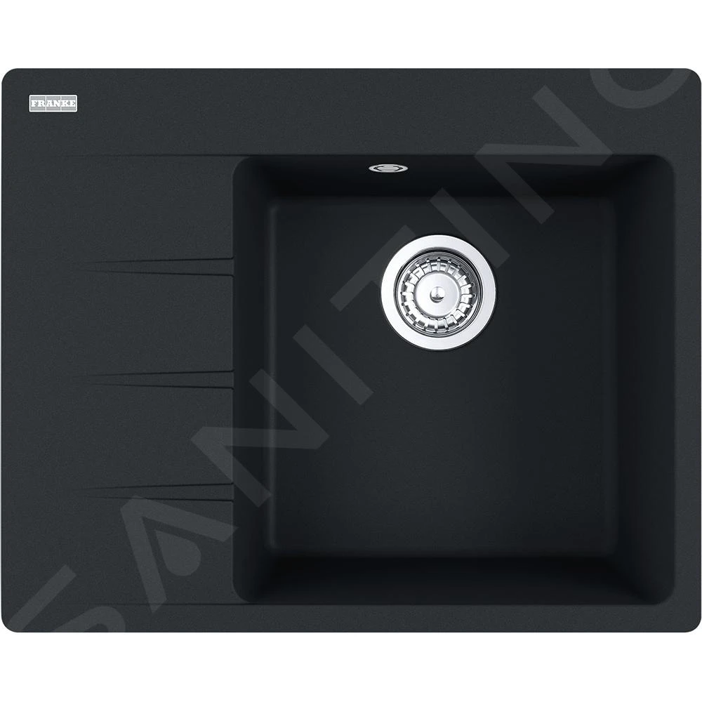 Franke Centro - Évier En Fragranite CNG 611-62 TL / 7, 620x500 Mm, Noir Mat 114.0637.434 3 Franke Centro - Évier En Fragranite CNG 611-62 TL / 7, 620x500 Mm, Noir Mat 114.0637.434
