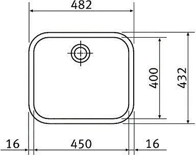 Franke Galassia - Évier En Inox GAX 110-45, 482x432 Mm 122.0021.440 4 Franke Galassia - Évier En Inox GAX 110-45, 482x432 Mm 122.0021.440 – Image 2