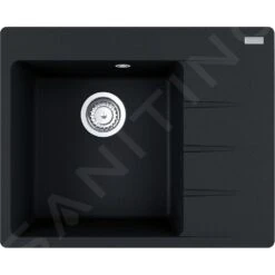 Franke Colonnes - Ensemble G215, évier En Fragranit CNG 611-62 TL / 2 Et Mitigeur FC 3055.901, Noir Mat / Chrome 114.0675.669 -Franke 4544b18f7bcd21898298a252 1