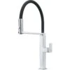 Franke Centinox - Mitigeur D&apos;évier FC 7873 Avec Bras Flexible, Noir/inox 115.0547.855 -Franke 46f0b511e8fb45632b891657