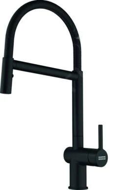 Franke Active - Mitigeur D'évier FN 3407.901, Avec Bras Flexible, Noir Mat 115.0653.409