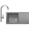 Franke Colonnes - Set De Cuisine G119, évier En Fragranit BSG 611-78/39 + Robinet FP 0408.031, Pierre Grise/chrome 114.0441.165 -Franke 4cd6033035e47cb51ddfe68f