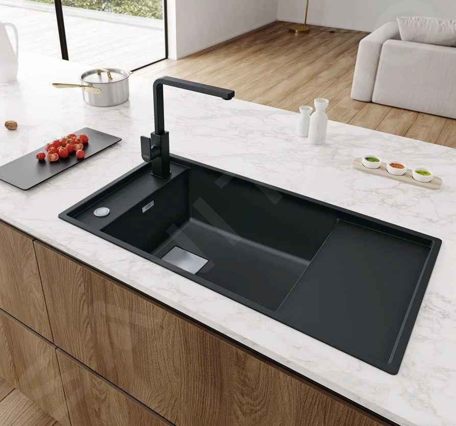 Franke Fresno - Évier En Fragranite FSG 611-88, 877x495 Mm, Noir Mat 114.0651.012 6 Franke Fresno - Évier En Fragranite FSG 611-88, 877x495 Mm, Noir Mat 114.0651.012 – Image 4