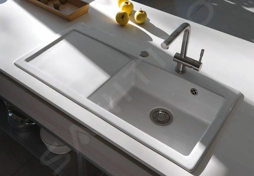 Franke Mythos - Évier En Céramique MTK 611-100 / 7, 1000x510 Mm, Glacier 124.0335.707 6 Franke Mythos - Évier En Céramique MTK 611-100 / 7, 1000x510 Mm, Glacier 124.0335.707 – Image 4