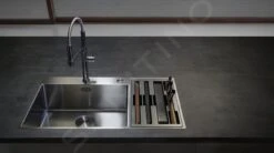 Franke Box Center - Évier BWX 220/620-54-27/2, 860x510 Mm, Inox 127.0538.259 -Franke 53929c93f3f99587476e4041 1