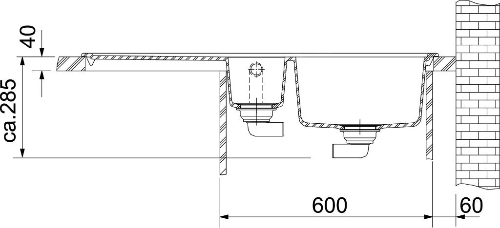 Franke Mythos - Évier En Fragranit MTG 651-100/2, 1000x515 Mm, Onyx 114.0250.537 5 Franke Mythos - Évier En Fragranit MTG 651-100/2, 1000x515 Mm, Onyx 114.0250.537 – Image 3