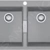 Franke Sirius 2.0 - Évier En Tectonite S2D 620-86, 860x500 Mm, Gris 143.0650.970