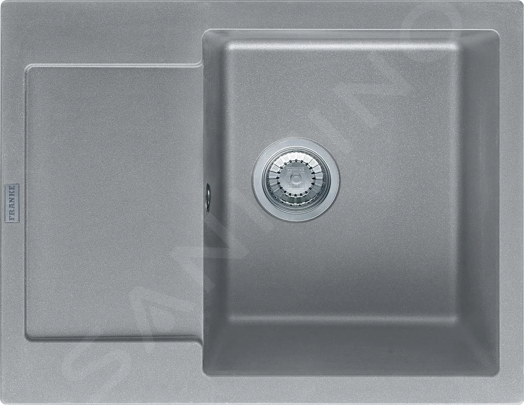 Franke Maris - Évier En Fragranit MRG 611-62, 620x500 Mm, Pierre Gris 114.0284.764 3 Franke Maris - Évier En Fragranit MRG 611-62, 620x500 Mm, Pierre Gris 114.0284.764