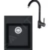 Franke Colonnes - Ensemble De Cuisine T52, évier En Tectonite SID 610-40 Et Mitigeur FP 9000.071, Noir 114.0508.416 2 Franke Colonnes - Ensemble De Cuisine T52, évier En Tectonite SID 610-40 Et Mitigeur FP 9000.071, Noir 114.0508.416 -Franke 65c6ee004a1508cbfccd534f