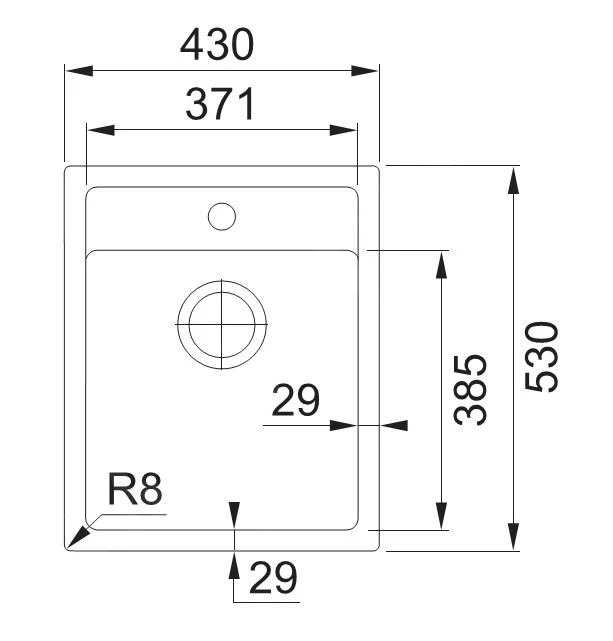 Franke Sirius - Évier En Tectonite SID 610-40, 430x530 Mm, Gris 114.0503.044 4 Franke Sirius - Évier En Tectonite SID 610-40, 430x530 Mm, Gris 114.0503.044 – Image 2
