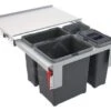 Franke Poubelle Tri Sélectif - Poubelle Encastrable Garbo 60-3 121.0200.680 -Franke 71fa9069061edc6e6bc95808