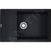 Franke Maris - Évier En Fragranite MRG 611-78 BB, 780x500 Mm, Noir Mat 114.0637.575