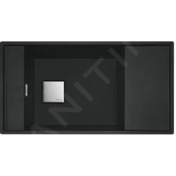 Franke Fresno - Évier En Fragranite FSG 211/111, 860x458 Mm, Noir Mat 135.0652.557