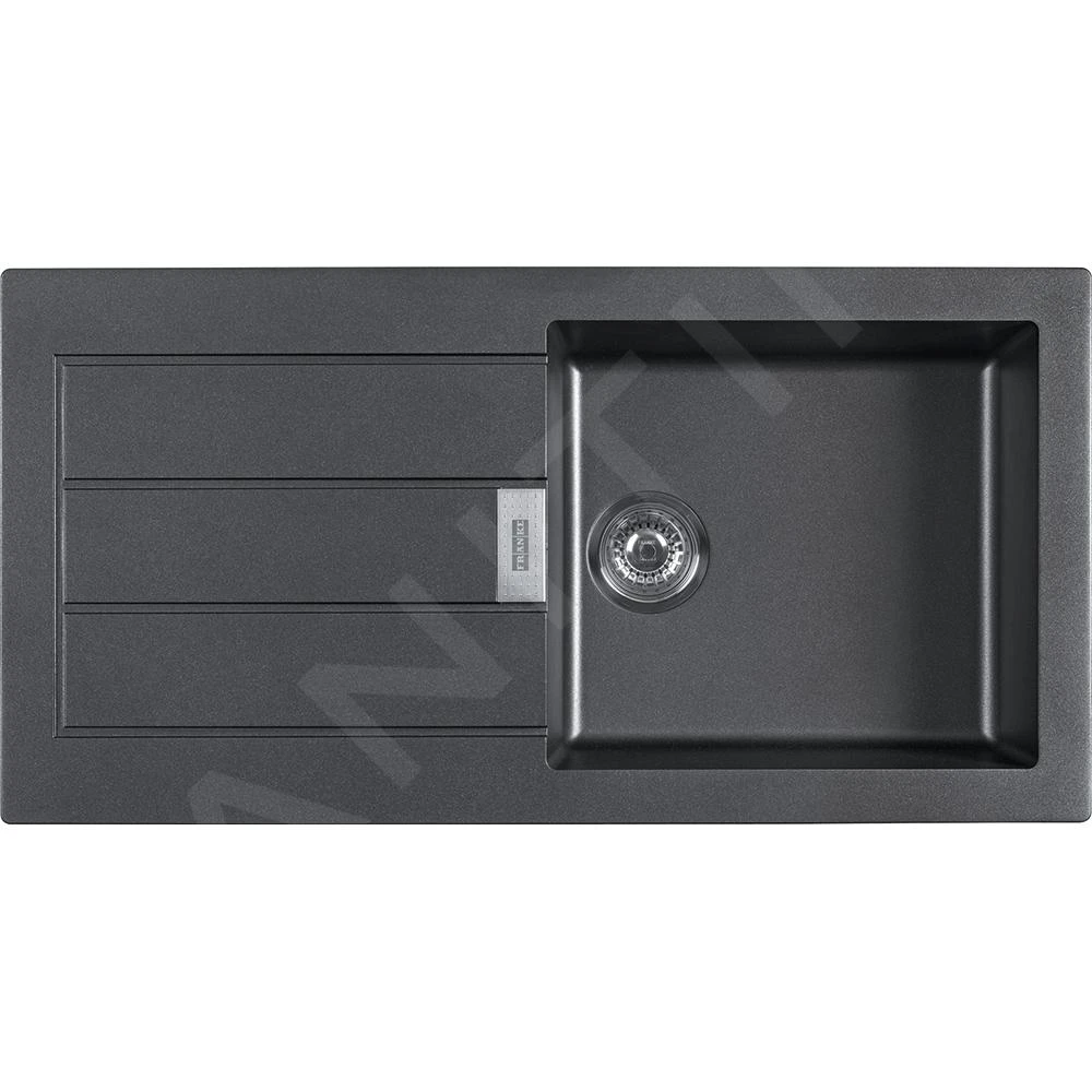 Franke Sirius 2.0 - Évier En Tectonique S2D 611-100, 1000x500 Mm, Noir 143.0613.661 3 Franke Sirius 2.0 - Évier En Tectonique S2D 611-100, 1000x500 Mm, Noir 143.0613.661