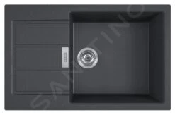 Franke Colonnes - Ensemble De Cuisine T106, évier En Tectonite S2D 611-78 XL Et Mitigeur FP 9000.031, Noir / Chrome 143.0675.732 -Franke 7ff981842f035db0ac76fa4c 1