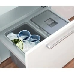 Franke Poubelle Tri Sélectif - Poubelle Encastrée Garbo 60-2 121.0284.027 -Franke 82eeb21d6147d3e8e00f21ac