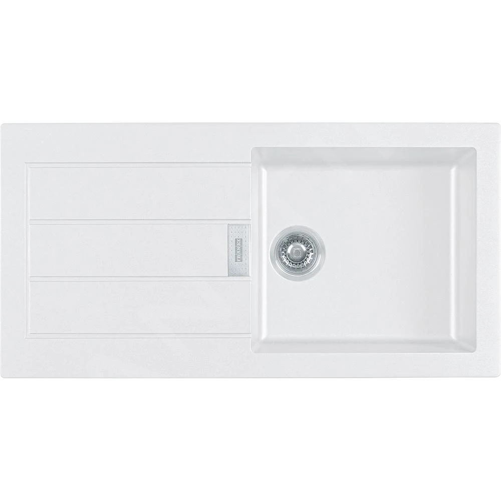 Franke Sirius 2.0 - Évier En Tectonique S2D 611-100, 1000x500 Mm, Blanc 143.0613.639 3 Franke Sirius 2.0 - Évier En Tectonique S2D 611-100, 1000x500 Mm, Blanc 143.0613.639