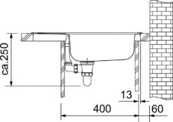 Franke Eurostar - Évier En Inox ETN 611-58, 580x510 Mm + Siphon 101.0286.108 -Franke 8708b5f2ca68e177c0cc8195