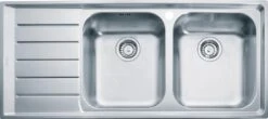 Franke Neptun - Évier En Inox NEX 621/7, 1160x510 Mm + Siphon 101.0120.274