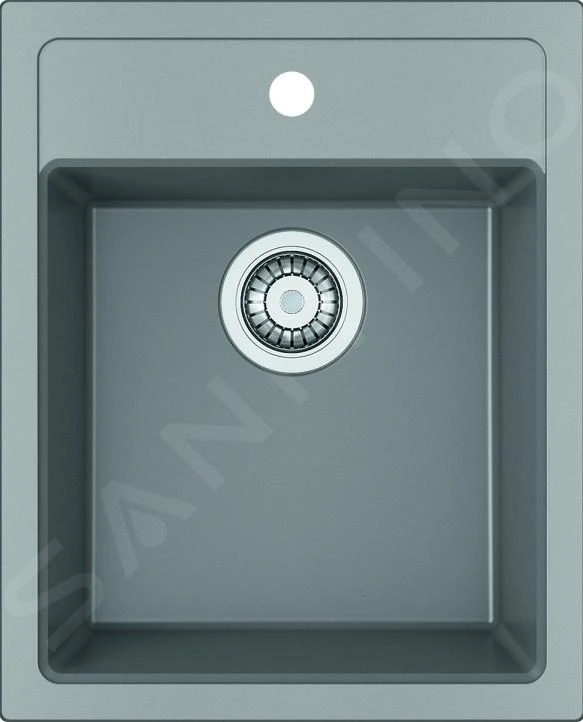 Franke Sirius - Évier En Tectonite SID 610-40, 430x530 Mm, Gris 114.0503.044 3 Franke Sirius - Évier En Tectonite SID 610-40, 430x530 Mm, Gris 114.0503.044