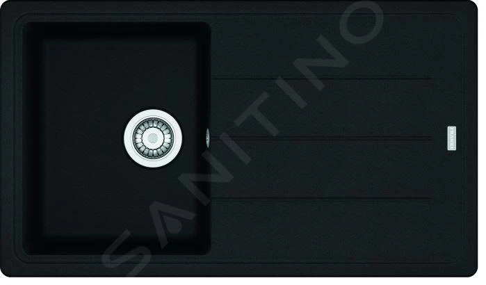 Franke Basis - Évier En Fragranit BFG 611-86, 860x500 Mm, Noir Mat 114.0661.512 3 Franke Basis - Évier En Fragranit BFG 611-86, 860x500 Mm, Noir Mat 114.0661.512