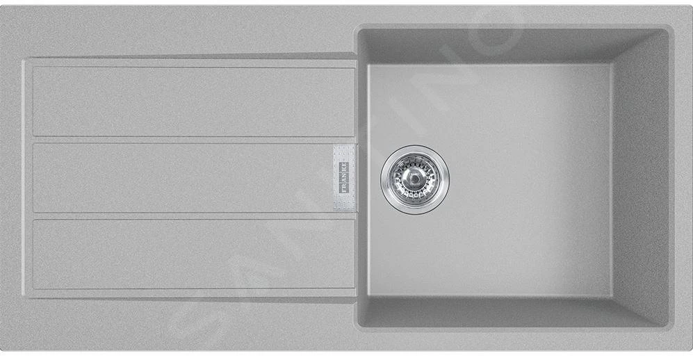 Franke Sirius 2.0 - Évier En Tectonite S2D 611-100, 1000x500 Mm, Gris 143.0651.011 3 Franke Sirius 2.0 - Évier En Tectonite S2D 611-100, 1000x500 Mm, Gris 143.0651.011