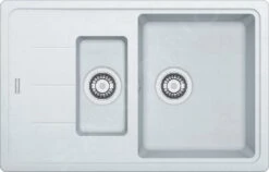 Franke Basis - Évier En Fragranit BFG 651-78, 780x500 Mm, Blanc Artic 114.0285.214
