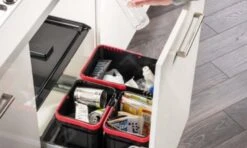 Franke Poubelle Tri Sélectif - Poubelle Encastrable 300-45 Trio 121.0150.145 -Franke 9a061ab322503096dc108629