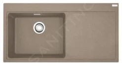 Franke Mythos - Évier En Fragranit MTG 611/2, 1000x515 Mm, Cachemire 114.0504.120