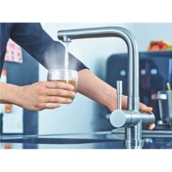 Franke Mitigeur Cuisine Active Plus Solution Fenêtre Chromé 603175-DESTOCK -Franke active mitigeur a douchette bijet separee 603175 chrome douchette bijet separee 2