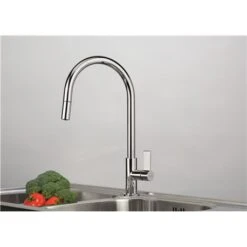 Franke Mitigeur Cuisine Ambient Chromé 603069 7 Franke Mitigeur Cuisine Ambient Chromé 603069 -Franke ambient mitigeur mousseur 603069 chrome monojet 2