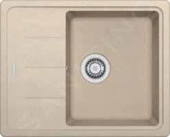 Franke Basis - Évier En Fragranit BFG 611-62, 620x500 Mm, Sable 114.0285.108