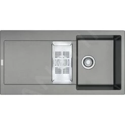 Franke Maris - Évier En Fragranit MRG 651, 970x500 Mm, Pierre Grise 114.0120.253 -Franke b65d55b9da2f94f2667273d9