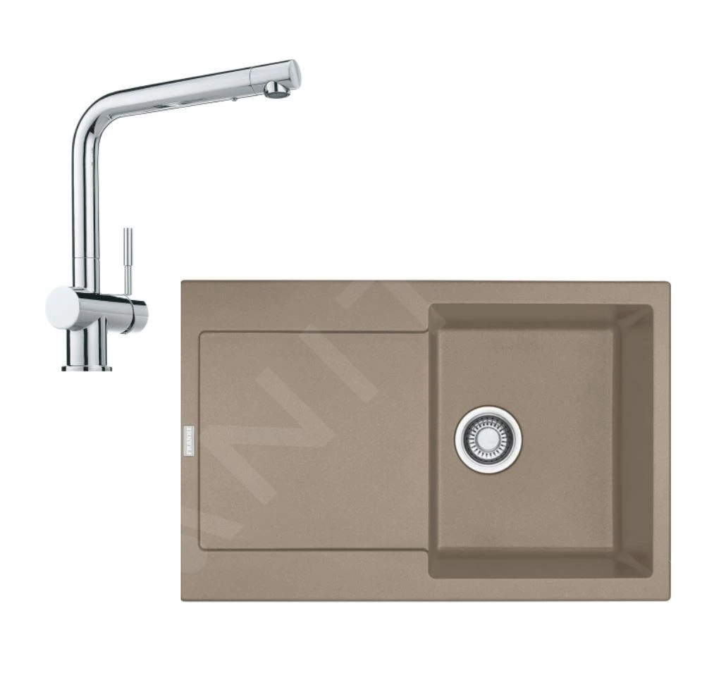 Franke Colonnes - Ensemble De Cuisine G39, évier En Fragranit MRG 611 Et Mitigeur Samoa, Cachemire / Chrome 114.0510.267 3 Franke Colonnes - Ensemble De Cuisine G39, évier En Fragranit MRG 611 Et Mitigeur Samoa, Cachemire / Chrome 114.0510.267