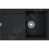 Franke Maris - Évier En Fragranite MRG 611, 780x500 Mm, Noir Mat 114.0637.576